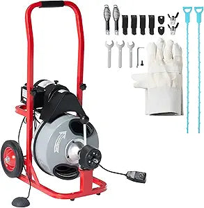 Albott Déboucheur électrique 100 ft × 1/2″ – Description du produit