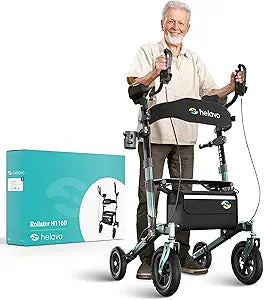 Helavo Déambulateur tout-terrain vertical avec siège – Description du produit