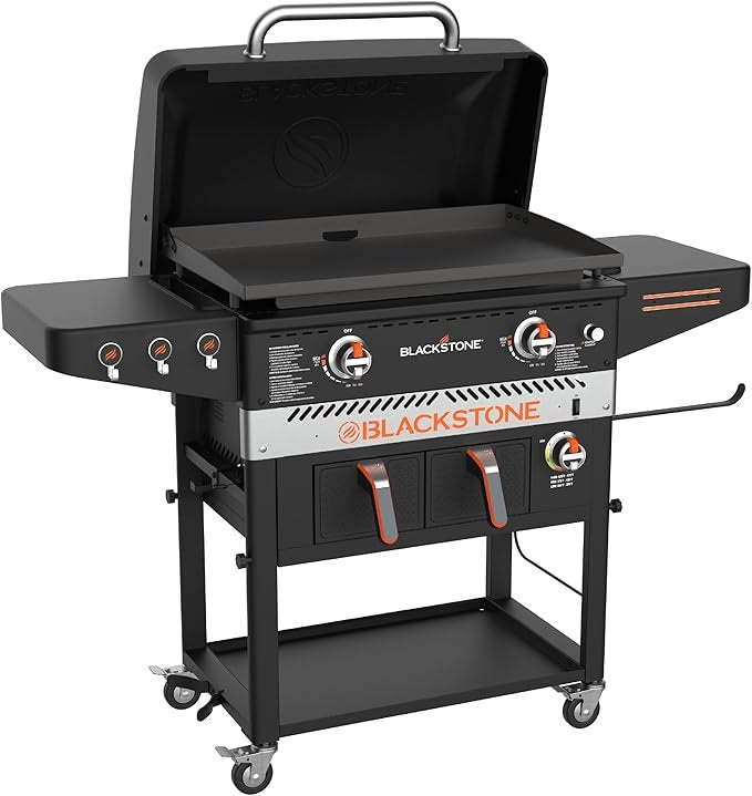 Blackstone Plancha 28″ avec friteuse à air et 2 brûleurs – Description du produit