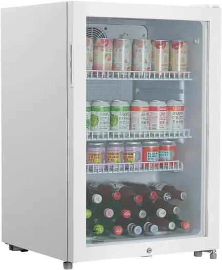 METRO Professional GPC1088 Mini-réfrigérateur 88 L – 1,052 kWh/24 h, 3 clayettes fil inox, noir (blanc/118 L)