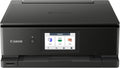 Canon PIXMA TS8750 Imprimante multifonction 3-en-1 – Jet d’encre A4, impression/copie/scan, écran tactile 10,8 cm, Wi-Fi, recto verso, 2 bacs de 100 feuilles, 6 encres, noir