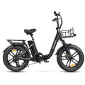 SAMEBIKE C05 Pro Vélo électrique pliable Fat Tire à cadre bas – Batterie 36 V 13 Ah, moteur 500 W