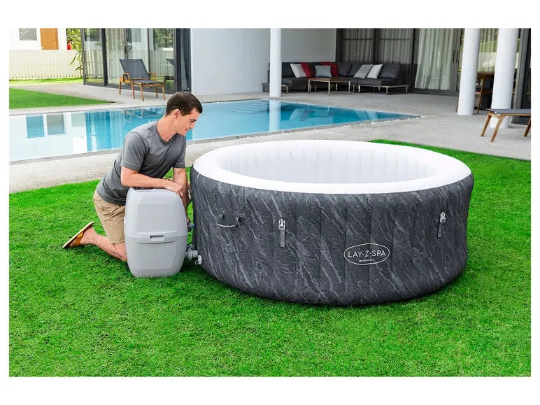 LAY-Z-SPA Boracay AirJet Spa gonflable Wi-Fi Ø 180 × 66 cm, rond