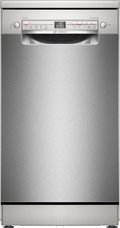 Bosch SPV2IKX10E Série 2 Lave-vaisselle intelligent tout intégrable 45 cm – Panier à couverts, séchage Extra, InfoLight rouge au sol, AquaStop, blanc