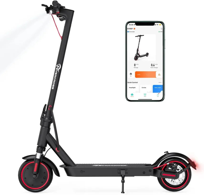EVERCROSS EV85F Trottinette électrique – Moteur 350 W, 25 km/h, pneus 8,5 pouces, IP54, pliable