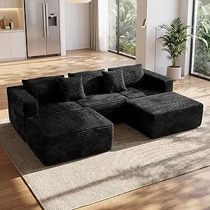 Midye Canapé 2 places crème – Design moderne et assise confortable