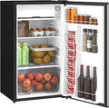 HOMCOM Mini-réfrigérateur 91 L avec compartiment congélateur – Thermostat, porte réversible, argent