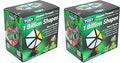 TOSY Pyramid Glow Magnet – Blocs de construction magnétiques 12 pièces (lot de 2), 243 aimants, lumineux dans le noir, jeu STEM