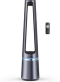 Rowenta QU5062 Eclipse 3-en-1 – Purificateur d’air, chauffage soufflant et ventilateur, filtre 99,9 % des particules, jusqu’à 30 m², 35 °C, modes jour/nuit, noir/gris 1