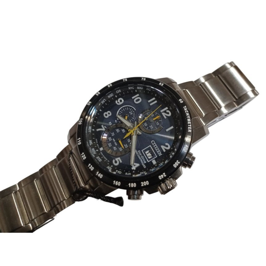 Citizen Montre homme chronographe AT8124-91L, argent – Article de second choix, très bon état 1