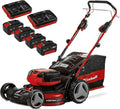 Einhell GE-CM 36/47 S HW Li Kit Power X-Change Tondeuse sans fil 36 V – Largeur 47 cm, jusqu’à 700 m², moteur sans balais, autotractée, bac 75 L, 4 batteries 4,0 Ah + 2 Twincharger