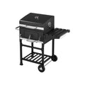 GRILLMEISTER Barbecue charbon confort Kansas – 106,5 × 103 × 71 cm – Article de second choix, comme neuf