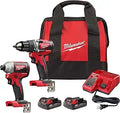 Milwaukee 2697-22 M18 Kit perceuse à percussion/visseuse à chocs sans fil 18 V lithium-ion XC – Description du produit