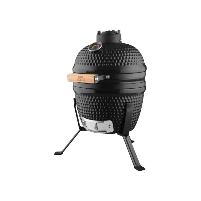 GRILLMEISTER Mini barbecue céramique au charbon, noir – Article de second choix, comme neuf 1