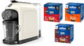 Lavazza A Modo Mio Deséa White Cream Machine à café – Avec 88 capsules assorties, 1500 W, réservoir 1,1 L, bac jusqu’à 10 capsules 1