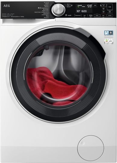 AEG L7WBA60680 Lavante-séchante DualSense – 8 kg lavage, 5 kg séchage, classe D, dosage automatique, ajout de linge