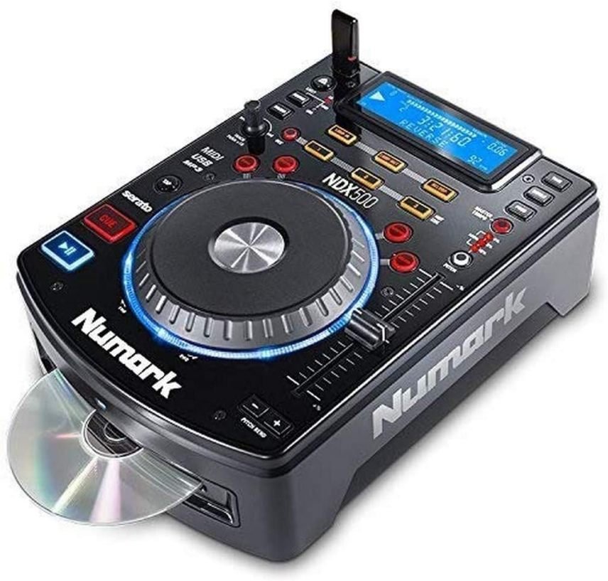 Numark Scratch Mixer DJ 2 canaux – Serato DJ Pro, crossfader Innofader, licence DVS, 6 sélecteurs d’effets directs et pads performance