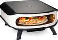 COZZE Four à pizza à gaz 42,5 cm (17 pouces) – Pierre à pizza rotative et bouclier thermique pour pizzas croustillantes