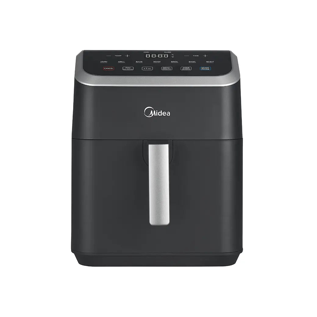 Midea HeatXpress™ 7,8 QT 8-en-1 Four Airfryer – Friteuse à air multifonction à cuisson rapide, grande capacité, Noir