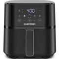 Chefman TurboFry® Touch 4-Quart Digital Airfryer – Friteuse à air compacte avec commande tactile, friture pauvre en huile, Noir