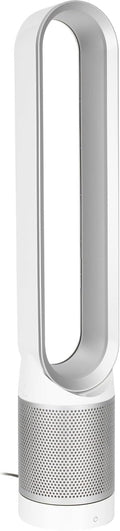 Dyson TP00 Pure Cool 2-en-1 anthracite/argent – Ventilateur et purificateur silencieux, adapté chambre/allergies, filtre 99,5 % poussière/pollen/odeurs, lingettes JUNG incluses