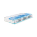 f.a.n. Sweet Dream XXL Matelas 7 zones à ressorts ensachés avec surmatelas gel – H3, 90 × 200 cm, article de second choix avec dommage esthétique lié au transport