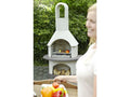 buschbeck Cheminée barbecue Alicante – Jardin, grille réglable sur 3 hauteurs, finition quartz