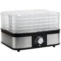 HOMCOM Déshydrateur alimentaire inox 5 étages – Température réglable