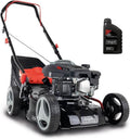 Scheppach RM420 Tondeuse à gazon 3-en-1, 3,4 ch – Largeur de coupe 420 mm, bac 45 L, hauteur 25-75 mm, huile moteur incluse