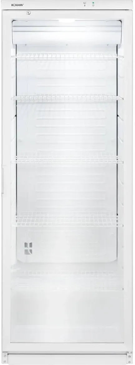 Bomann Réfrigérateur vitré 347 L – Réfrigérateur à boissons verrouillable, 6 clayettes réglables 30 kg, éclairage LED, KSG 7351 noir 1