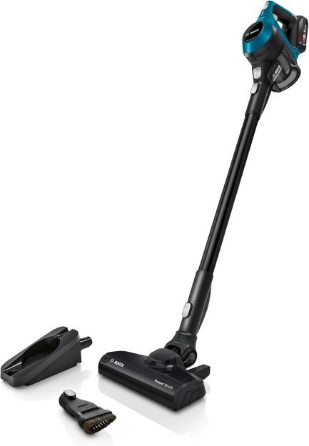 Bosch Unlimited Série 6 BKS6111P Aspirateur sans fil – Sans sac, léger, filtre hygiène, forte aspiration, longue autonomie