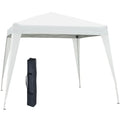 Outsunny Pavillon pliant, tente de fête, protection UV, pliable, Blanc