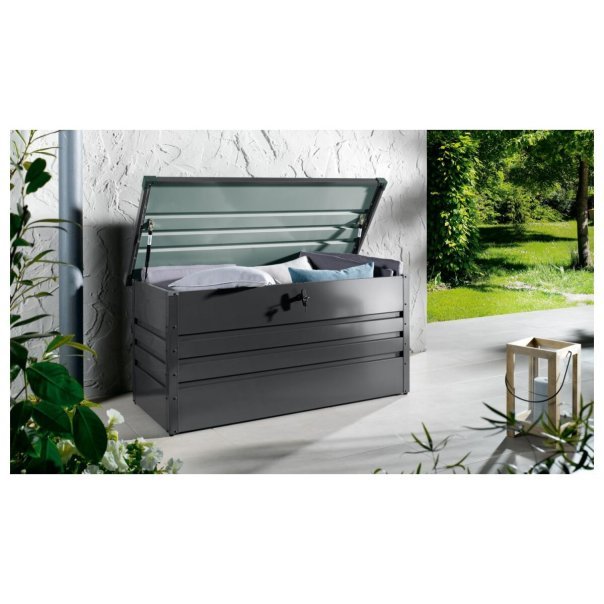 LIVARNO home Coffre de jardin avec serrure rotative et 2 clés – Article de second choix, comme neuf
