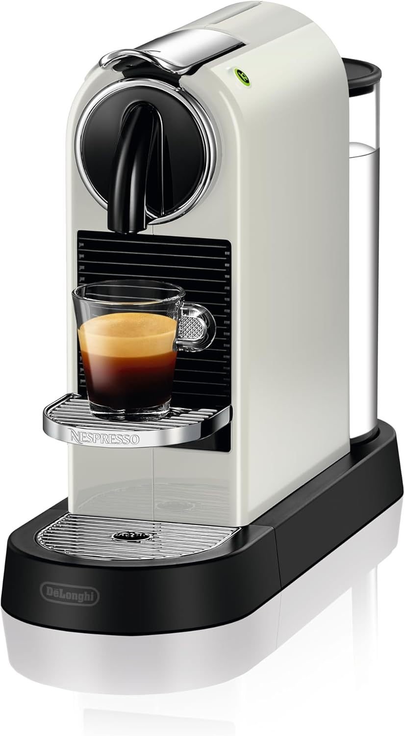 Nespresso De'Longhi Citiz EN267.BAE Machine à café avec mousseur à lait – Économie d’énergie, 1710 W, 1 L, noir