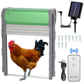 Sonnewelt Porte automatique solaire pour poulailler – Porte roulante avec capteur de lumière et minuterie 1