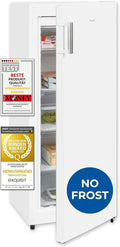 Exquisit GS5231-NF-H-040C Grand congélateur NoFrost 161 L – Congélation rapide, alarme, blanc
