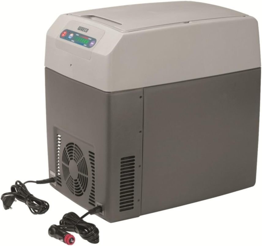 DOMETIC TropiCool TC 21FL Glacière électrique portable 21 L – 12/24 V DC et 220-240 V AC, pour voiture, camion, bateau, camping-car et secteur, grise 1