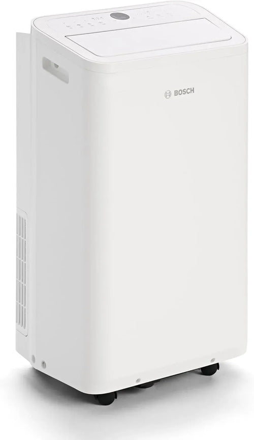 Bosch Cool 4000 Climatiseur mobile 3-en-1 – Climatiseur, déshumidificateur et ventilateur, 2,6 kW jusqu’à 35 m², modes Auto, Silence et Sommeil