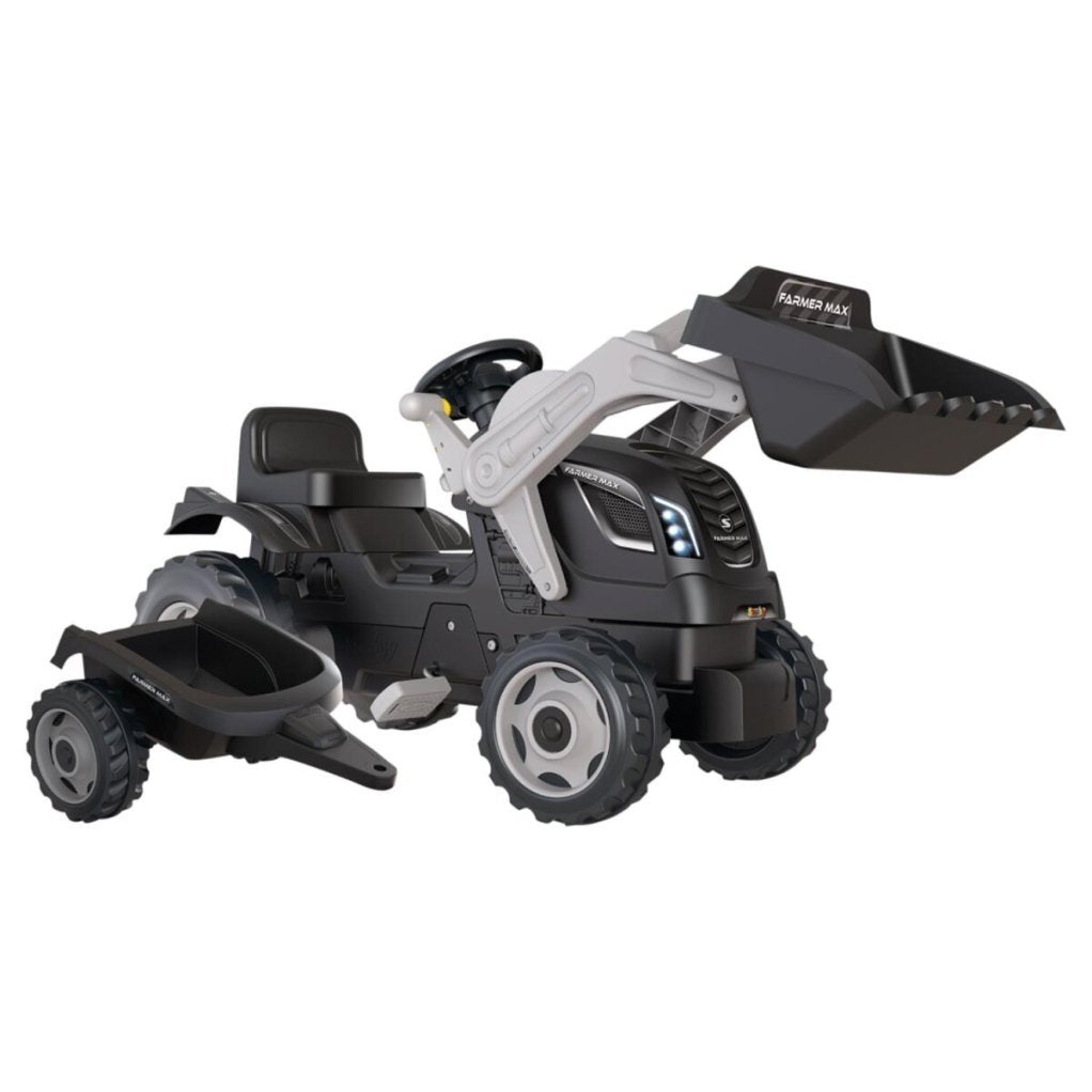 SMOBY Tracteur Farmer Max avec remorque – Article de second choix, dommage esthétique lié au transport