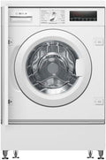Bosch WIW28443 Série 8 Lave-linge encastrable frontal 8 kg, 1400 tr/min – 62 kWh/100 cycles, EcoSilence Drive, SpeedPerfect, VarioDrum, blanc