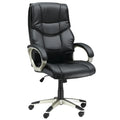 HOMCOM Fauteuil de bureau réglable en hauteur et pivotant à 360°