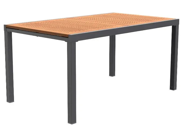 Table de jardin aluminium Valencia extensible – Marron