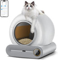 Litière autonettoyante XXL pour chat 68 L – Automatique avec sacs, entrée basse, contrôle via application, pour 2 chats