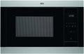 AEG MSB2547D-M Micro-ondes encastrable 60cm / commande tactile / fonction gril / écran avec horloge, acier inoxydable
