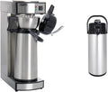 Saro Cafetière thermique professionnelle avec filtre panier et thermos – 2,2 L, env. 10 tasses, infusion et maintien au chaud