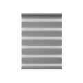 Lichtblick Store enrouleur duo Klemmfix – Pare-soleil et intimité, lumière réglable, sans perçage, gris 120 × 150 cm, article de second choix comme neuf