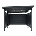 Fornorth Parois pour Carport Premium – Protection latérale pratique pour plus de confort et de protection