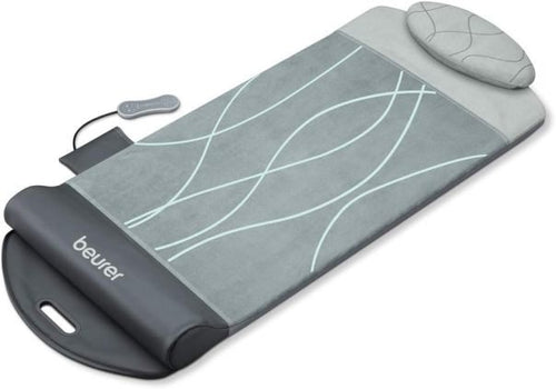 Beurer MG 280 Tapis yoga et stretching – Étirement musculaire et relaxation, massage nuque/épaules/dos, pliable, gris 1