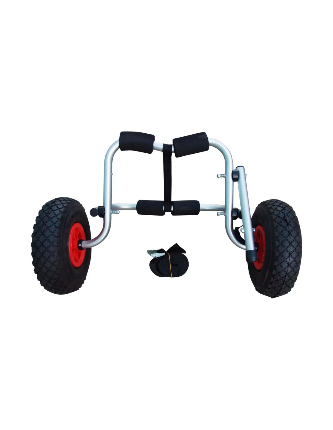Chariot de kayak avec sangles – Chariot de transport pour kayak, canoë et SUP, stable et facile à manier