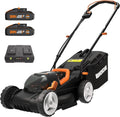 Worx Nitro WG779E Tondeuse sans fil 34 cm – 40 V PowerShare PRO, 2 batteries 2,5 Ah et chargeur inclus 1